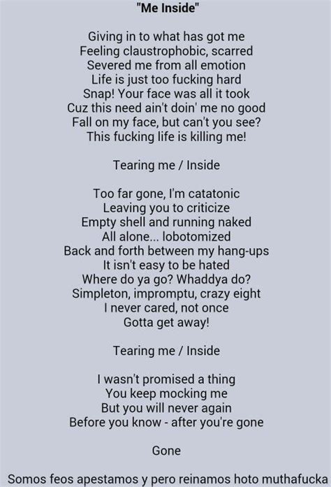 inside of me lyrics|me inside lyrics slipknot.